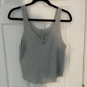Nike Heather Gray Tank Top XS